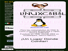 Tablet Screenshot of cabal.mx